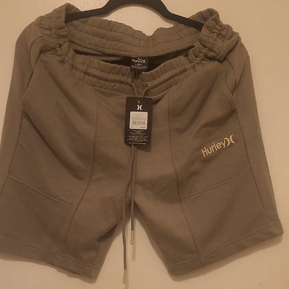 Hurley Women's Athletic Tan Shorts
